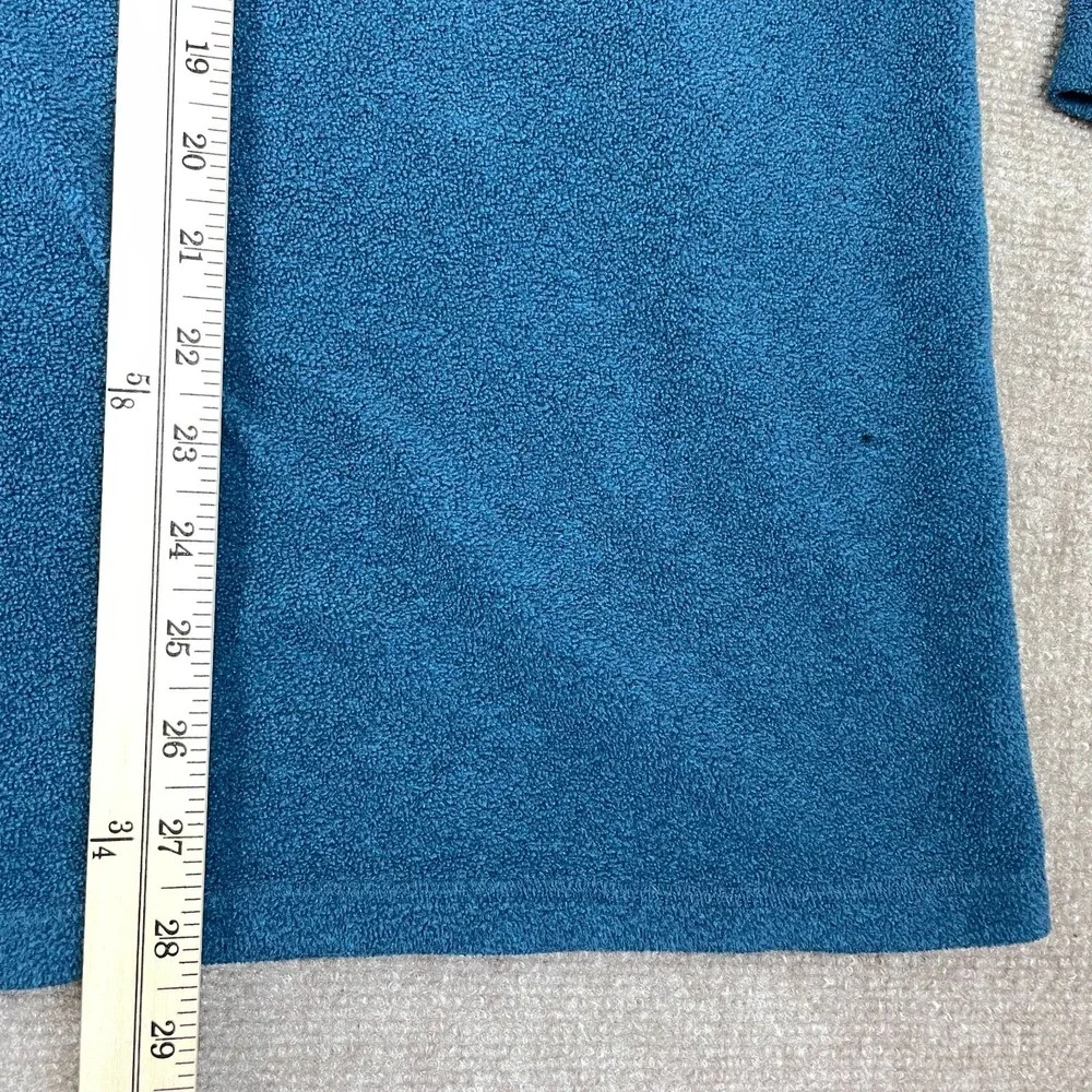 The North Face Polartec Classic Fleece Jacket Men's XL Blue Quarter Zip Pullover